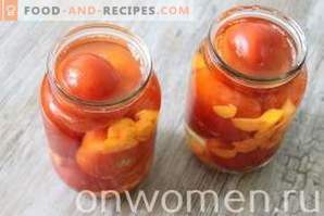 Tomates marinados con zanahorias