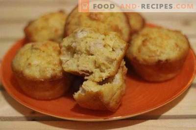 Chicken Muffins with Cheese