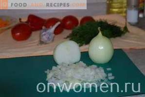 Bocadillo de berenjena con verduras y vinagre