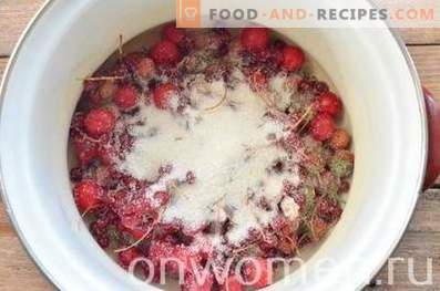 How to make compote from frozen berries