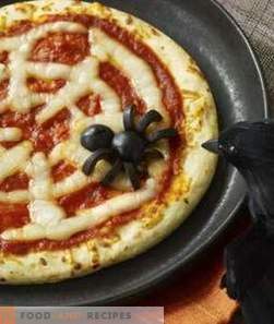 Ideas de Halloween: Spider Web Pizza