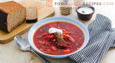 Borsch without cabbage