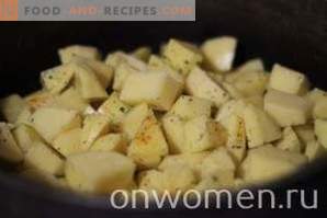 Lamb stewed with potatoes