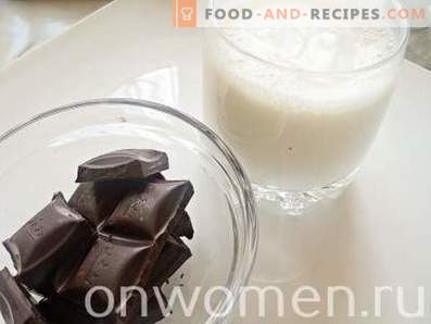 Chocolate caliente y chocolate con leche