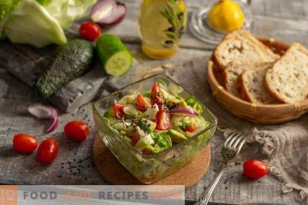 Magerer Avocado-Salat