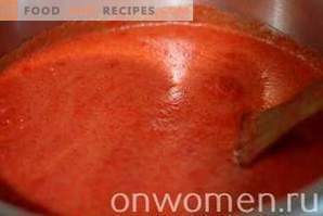 Salsa de tomate para el invierno