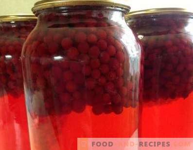 Compota de lingonberry para el invierno