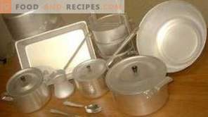 Daños a los utensilios de cocina de aluminio