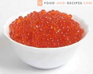 Caviar rojo: beneficio y daño