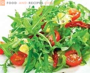 Salades met balsamicoazijn