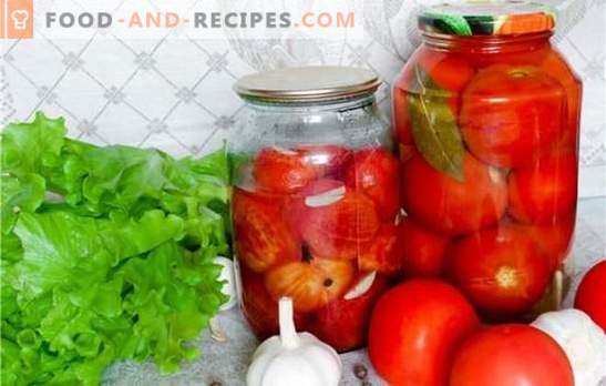 Es más útil enrollar tomates para el invierno sin vinagre. Las mejores recetas para hacer tomates caseros fragantes para el invierno sin vinagre