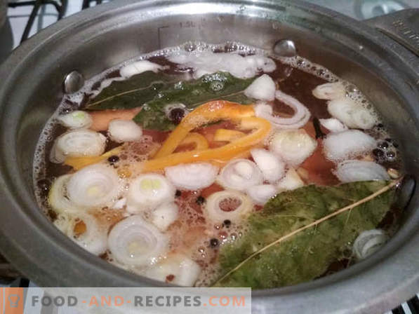 Rolmops - rollos de arenque con pepino: receta de cocina con foto